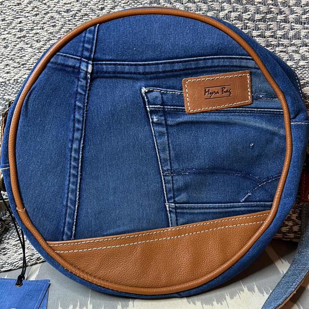 MYRA BAG Janesa Valoran Small & Crossbody Bag Denim Collection - Picture 5 of 10